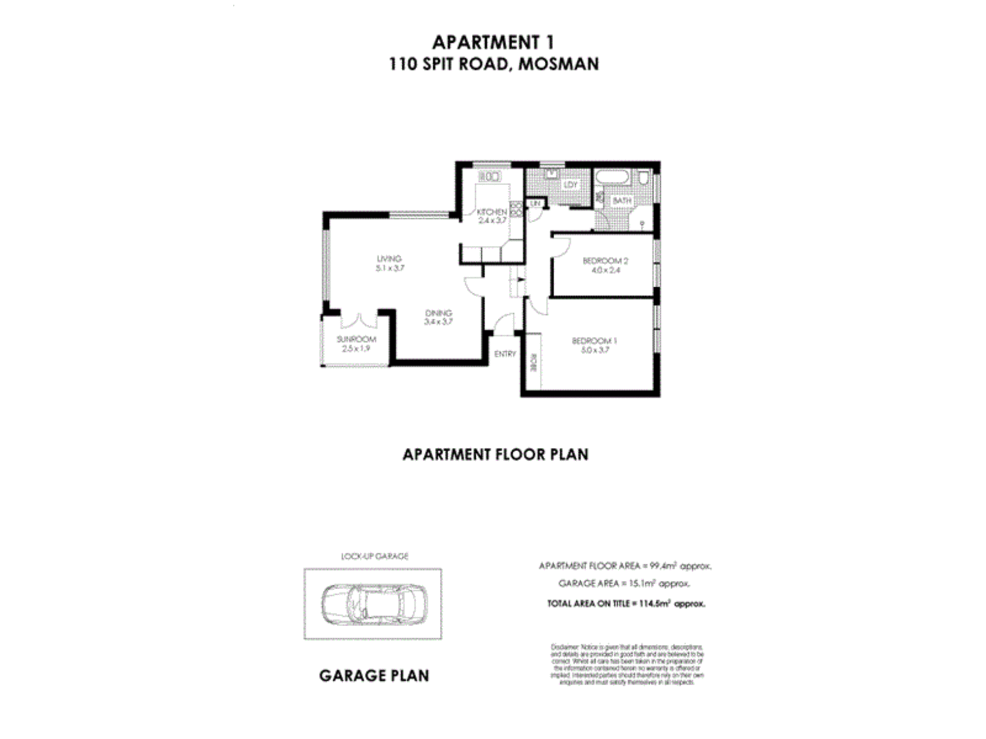 1/110 Spit Road Mosman 1/110 Spit Road Mosman