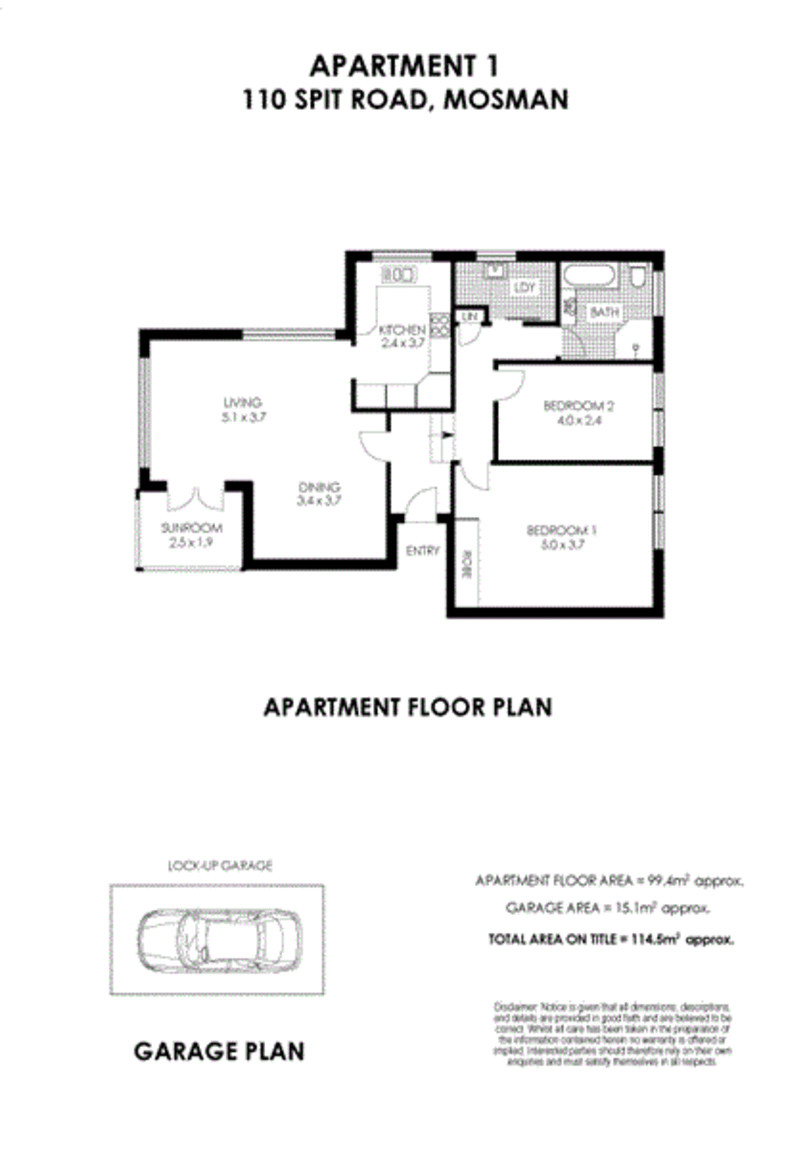 1/110 Spit Road Mosman 1/110 Spit Road Mosman