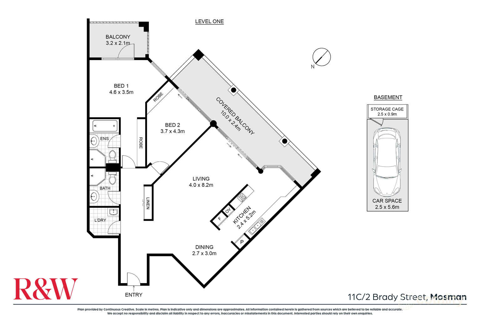 11c/2 Brady St Mosman